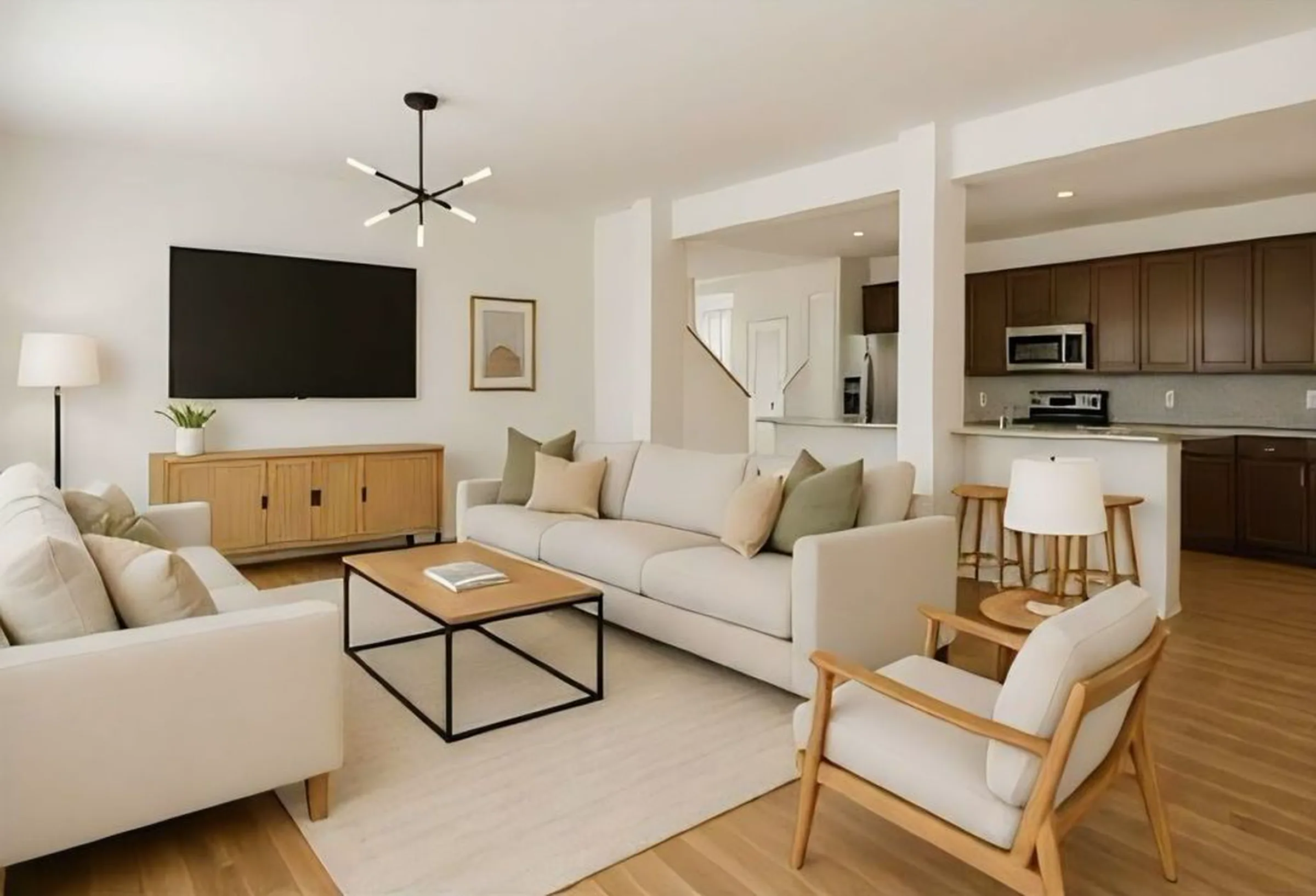 Furnished executive rental home interior